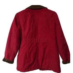 LL Bean Adirondack Barn Coat Insulated Jacket - Small, Barn Red